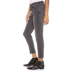 $211 J BRAND JEANS Gray Mid Rise SKINNY SLOUCH Boyfriend JAX ( 30 )
